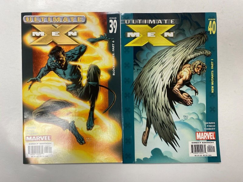 4 Ultimate X-Men MARVEL comic books #37 38 39 40 20 KM16