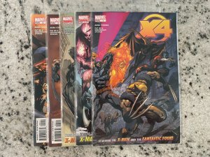 X4 Complete Marvel Comics LTD Series # 1 2 3 4 5 X-Men Fantastic Four Thing J903 
