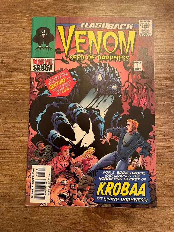 Venom Flashback Minus # -1 NM Marvel Comic Book Spider-Man Carnage Goblin J953 