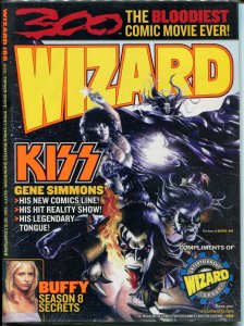 WIZARD #186, NM, Gene Simmons, Kiss, Sealed, Buffy, 2007, Spider-man, Vampire