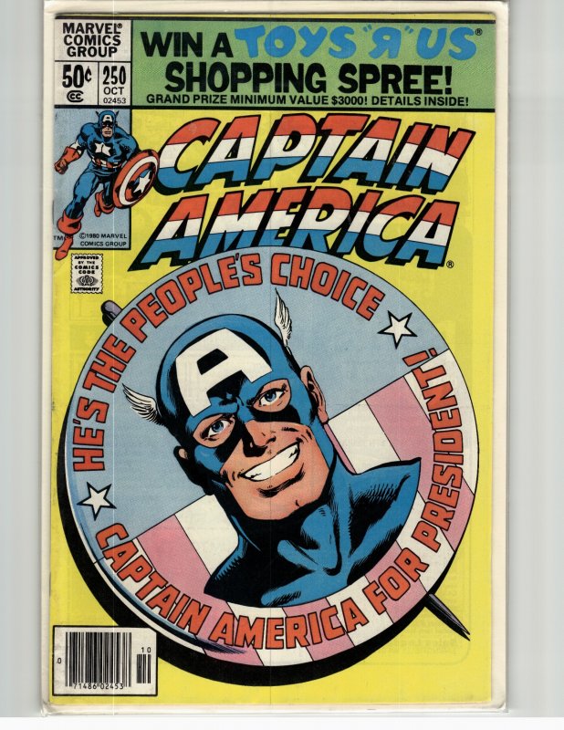Captain America #250 (1980) Captain America