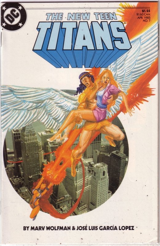 New Teen Titans (vol. 2, 1984) #  7 FN Wolfman/Garcia-Lopez, Azrael