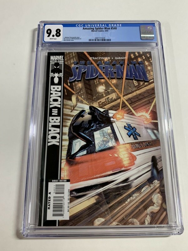 Amazing Spider-man 540 Cgc 9.8 White Pages Marvel