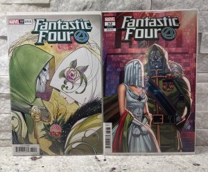 FANTASTIC FOUR #32 Variant Set Ron Lim & Peach Momoko Variant Doctor Doom NM+