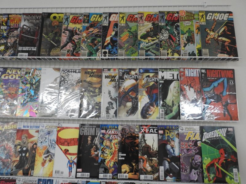 Huge Lot of 200+ Comics W/ G.I. Joe, Flash, Nightwing Avg. VF- Condition!