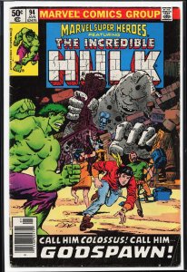 Marvel Super-Heroes #94 (1981) Hulk