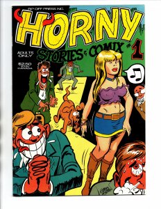 Horny Stories & Comix #1 - Grass Green - Rip Off Press - 1991 - VF