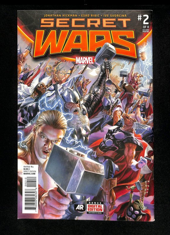 Secret Wars (2015) #2 Alex Ross Variant