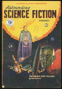 ASTOUNDING SCIENCE FICTION 1950 FEB-BRITISH ED-very good VG