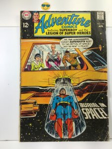 Adventure Comics #379 (1969) Neal Adams cover  Superboy  legionnaires