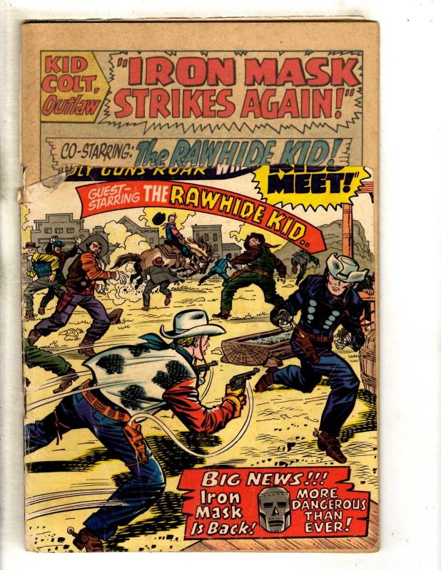 Kid Colt Outlaw #121 GD Marvel Comic Book Western Cowboys Action Six Shooter FH2