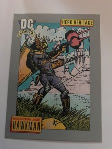 Modern HAWKMAN #12 card : 1992 DC Universe Series 1, NM/M, Impel,  G. Nolan art