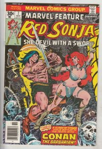 Marvel Feature presents Red Sonja #7 (Nov-76) NM- High-Grade Red Sonja