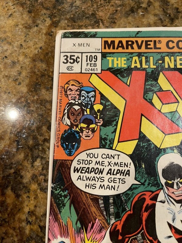 (Uncanny) X-Men 109 VG/FN Marvel Comic Book Juggernaut Wolverine Beast Angel JH6 