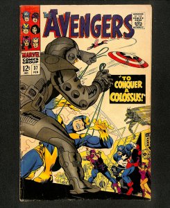 Avengers #37 Hercules! Enchantress! Black Widow!