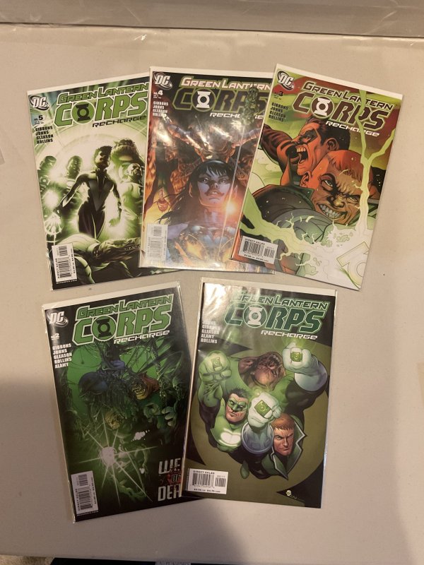 Green Lantern Corps: Recharge Complete Set #1-5  2005  9.0 (our highest grade)