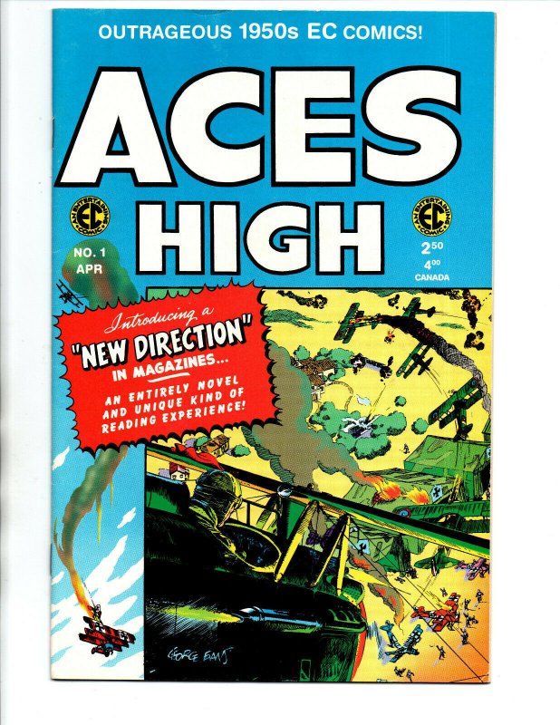 Aces High #1 3 4 & 5 - War - EC Comics - 1950s reprint - 1999 - NM