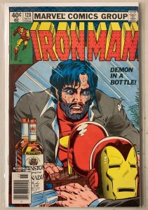 Iron Man #128 N.S. Marvel 1st Series (8.0 VF) Demon in a Bottle Part 9 (1979)