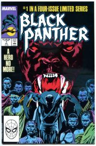 BLACK PANTHER #1 2 3 4, VF/NM, T'Chaka, Supremacists, Cowan, 1988, more in store