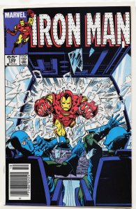 Iron Man #199 Newsstand Edition (1985) Iron Man