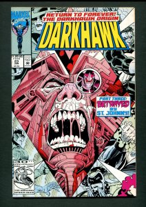 Darkhawk #23  (8.0 VFN )  Mike Manley Covers & Art / 1992