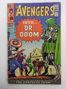 The Avengers #25 (1966) vs Dr. Doom! Beautiful Fine Condition!