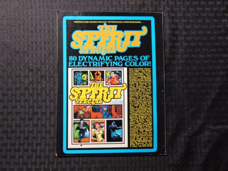 1976 THE SPIRIT Warren Magazine #14 FN+ 6.5 Author F. Paul Wilson FPW Collection