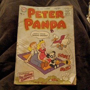 Peter Panda #13 dc comics 1955 golden age funny animal grossman cover art