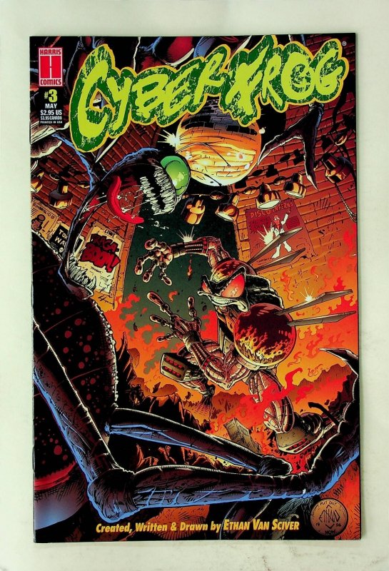 CyberFrog #3 Harris Comics Ethan Van Sciver Modern Age Comic Book