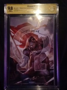 DCeased #1 Omega Midtown Comics Exclusive signed by Tom Taylor