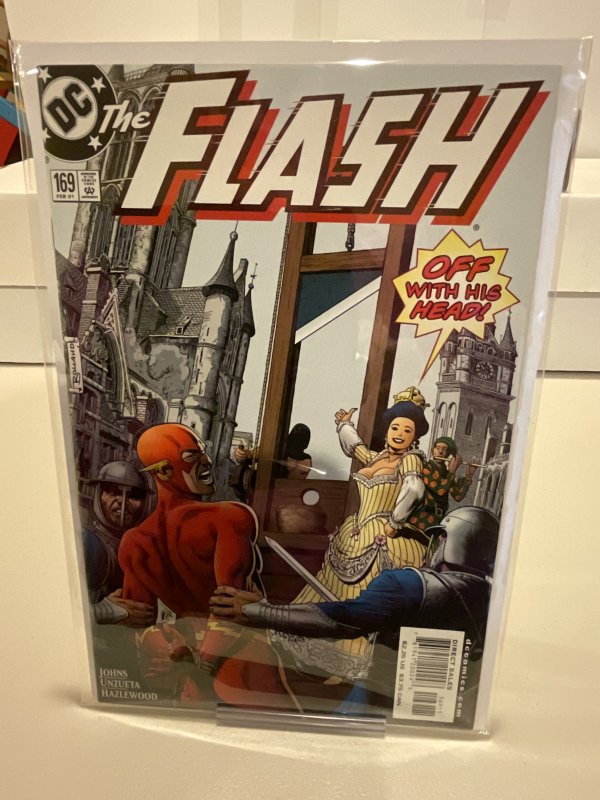 Flash #169  2001  9.0 (our highest grade)  Geoff Johns!  Brian Bolland Cover!