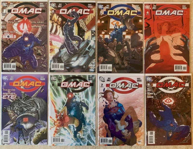 OMAC LOT OF 27: 1991 OGN 1-4, 2005: 1-6 + SPECIAL 1, 2006: 1-8, 2011: 1-8