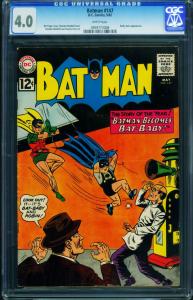 BATMAN #147 CGC 4.0-1962-BAT BABY COVER 0959773008