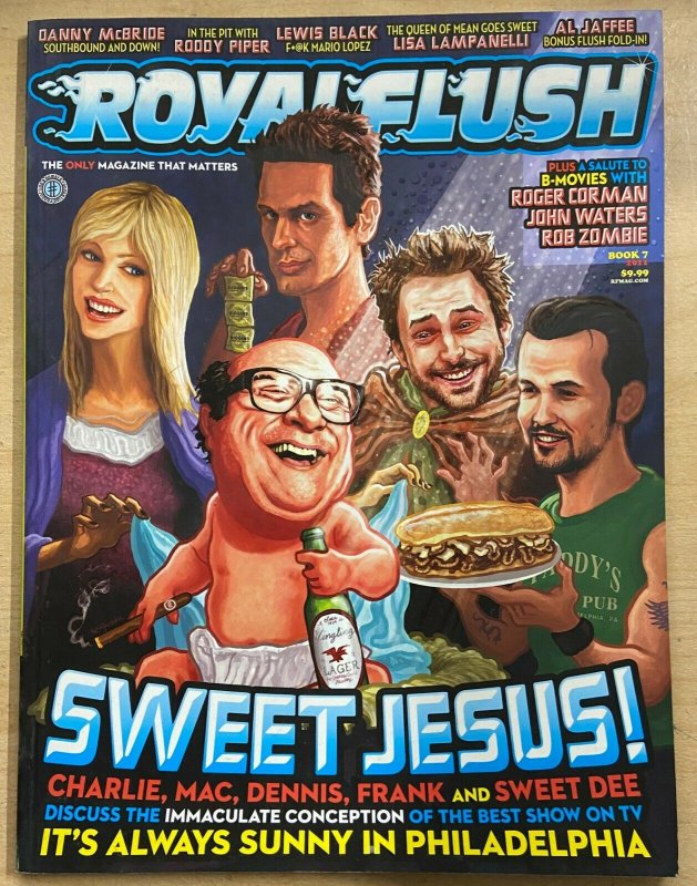 ROYAL FLUSH #7 (2011) Rob Zombie! Always Sunny! Roger Corman! Roddy Piper!VF-NM