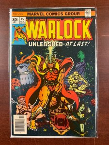 Warlock # 15 VF Marvel Comic Book Thanos Gamora Pip Troll Starlin 1 J800