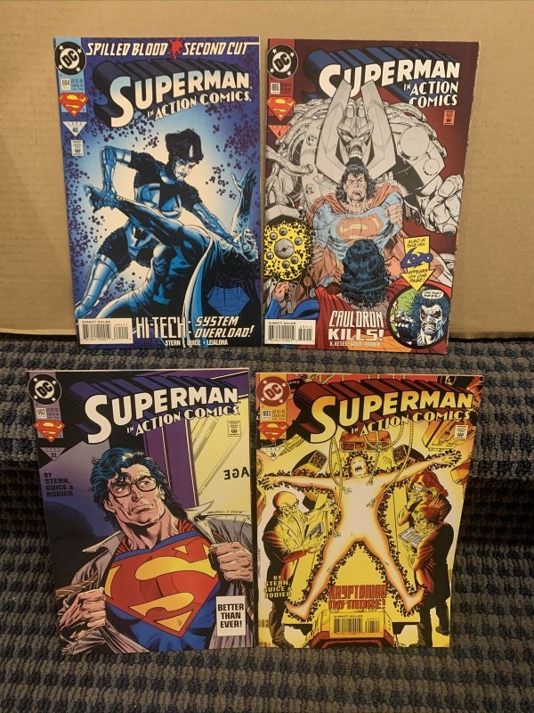 Action Comics “SUPERMAN” (Lot of 37) DC Various Issues *See Photos (C1076)
