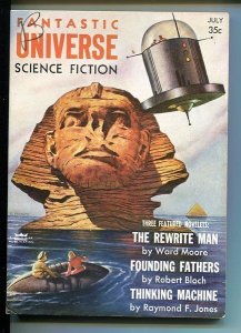 Fantastic Universe Science Fiction--July 1956--Pulp Magazine--King-Size--VF