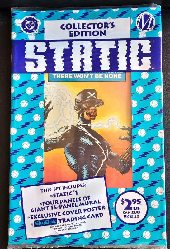 Static #1 Polybagged Cover (1993) Key Issue