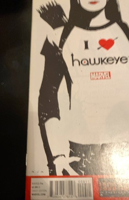 Hawkeye #9 Second Printing Variant (2013) low print variant