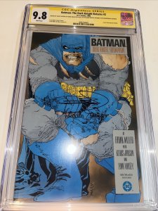 Batman Dark Knight Returns (1986) #2 (CGC 9.8) Signed Miller Janson • Newsstand