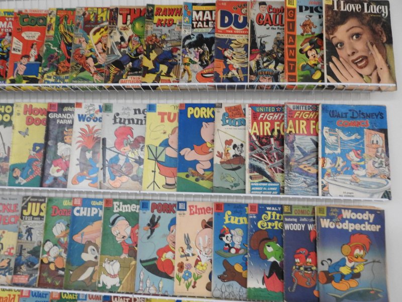 Huge Lot of Gold/Bronze/Silver Age Comics W/ Iron Man, Donald Duck and more!