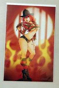 Cosplay Vixens Trizia Freddy Kruger Cover Blue Marie Comics
