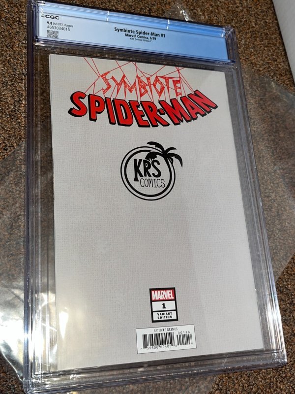 Symbiote Spider-Man 1, KRS Comics, Kirkham Variant, Gwen Stacy C, CGC Graded 9.8