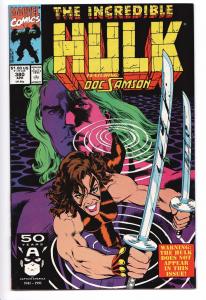 Incredible Hulk #380 - Nick Fury / Ringmaster (Marvel, 1991) NM