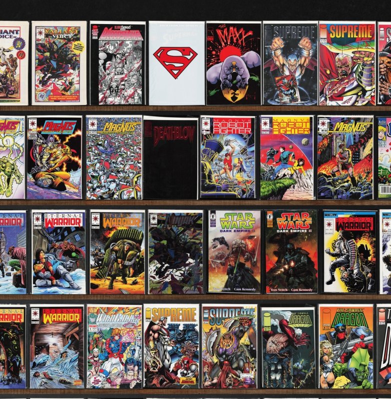 Huge Lot 150+ Comics with Magnus Robot Fighter, Eternal Warrior & More!
