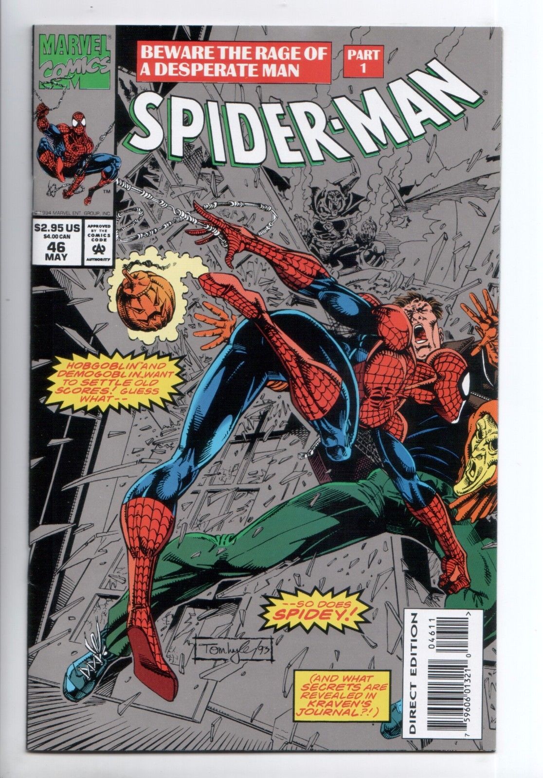 Spider-Man #46 - Beware the Rage of a Desperate Man Pt. 1 (Marvel, 1994 ...