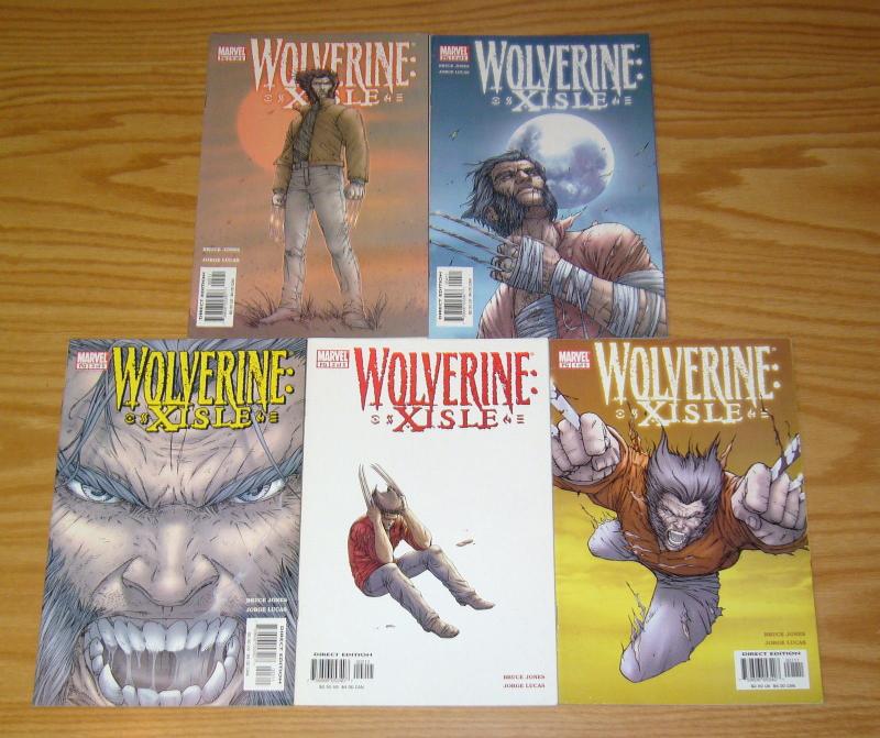 Wolverine: Xisle #1-5 VF/NM complete series - bruce jones - marvel comics 2 3 4