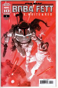 STAR WARS: BOBA FETT - BLACK WHITE & RED #1 JOSEMARIA CASANOVAS VARIANT