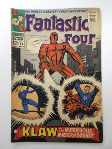Fantastic Four #56 (1966) 3-Hole Punch Good- Condition!