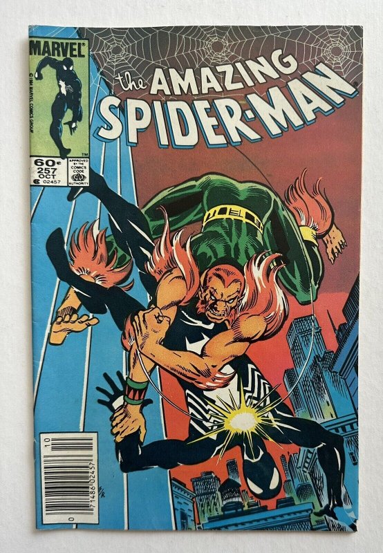 (1984) Amazing Spider-Man #257 NEWSSTAND Variant Cover! 1st Ned Leeds HOBGOBLIN